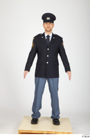  Photos Fireman Officier Man in uniform 1 21th century Fireman Officier a poses whole body 0001.jpg